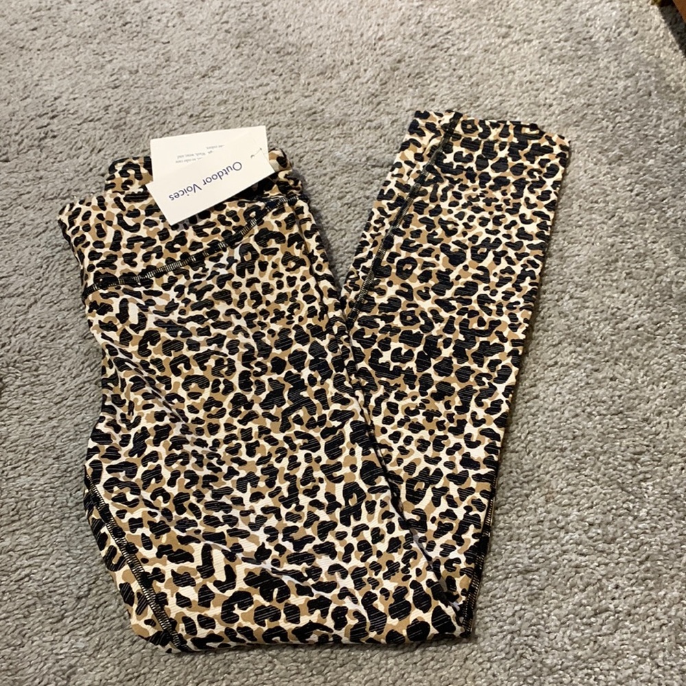 Outdoor Voices Flex Leggings - Leopard